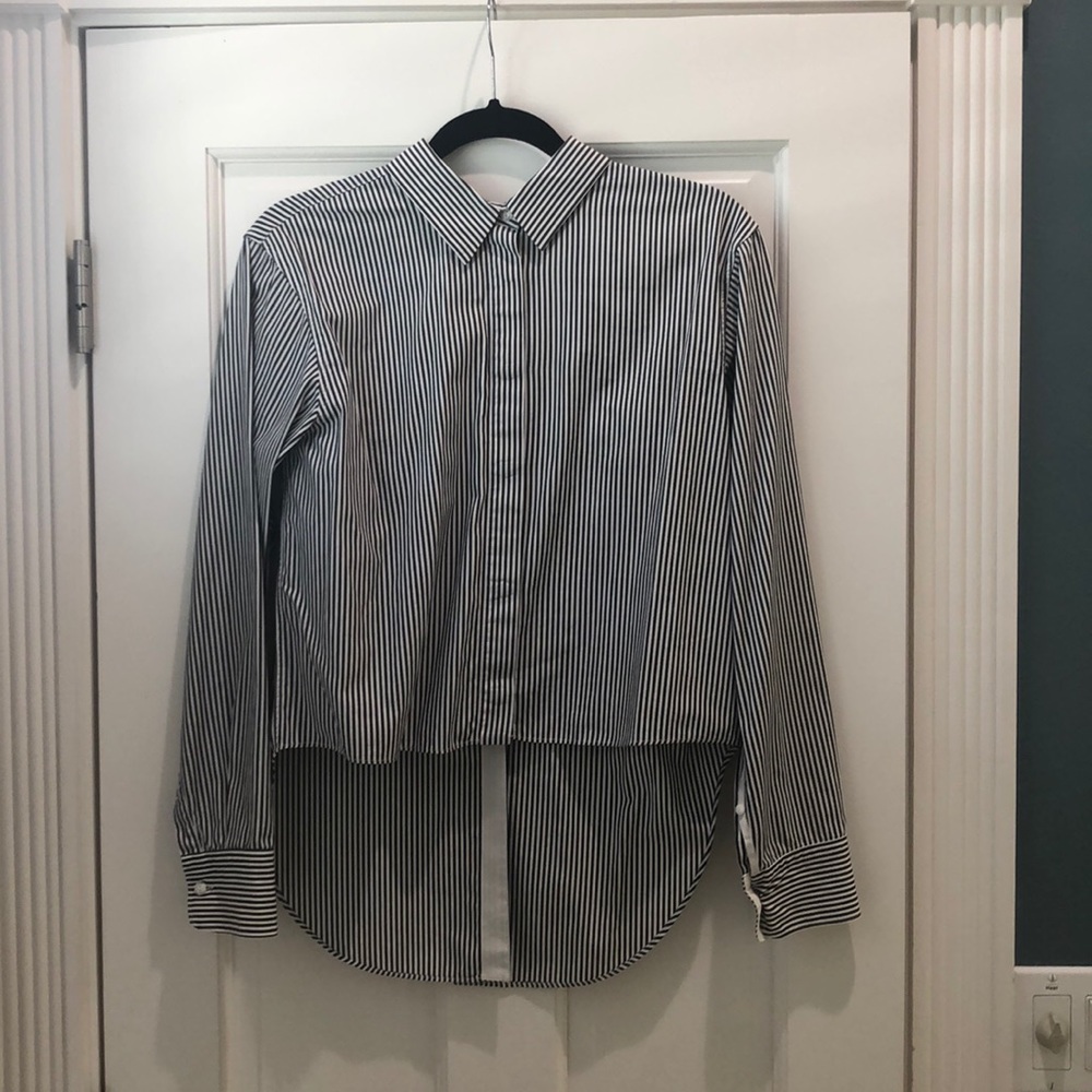 Rag & Bone hi-lo button down shirt, size Small.